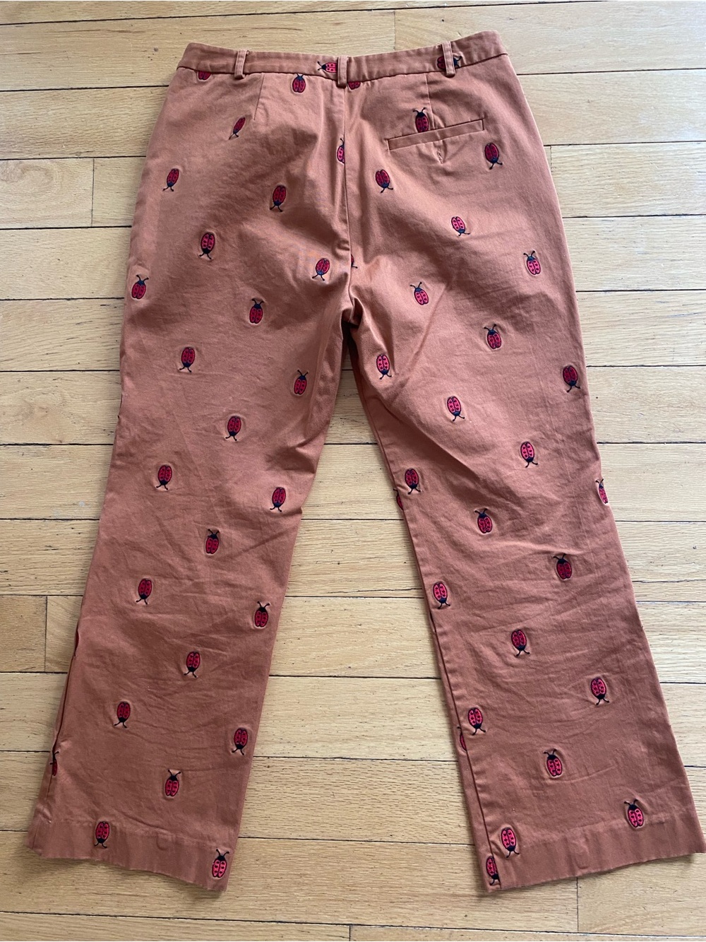 Lilly Pulitzer Embroidered Ladybug Pants- Size 8